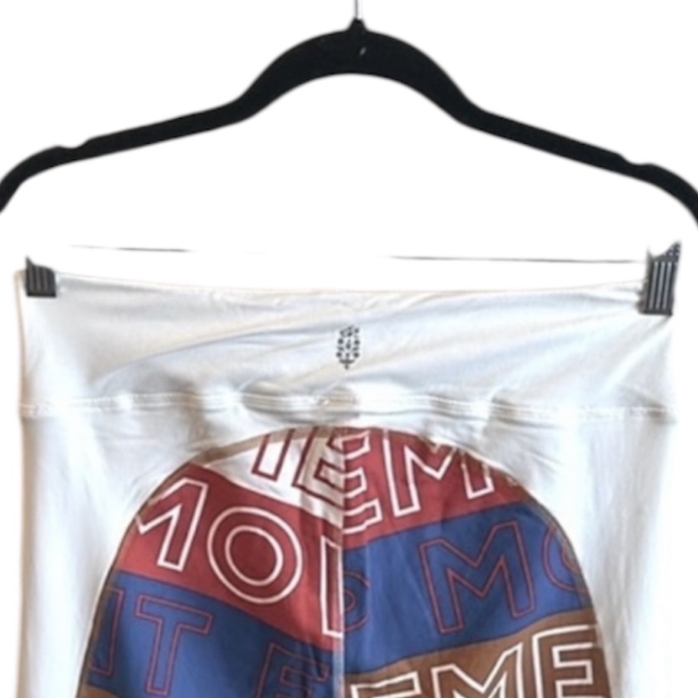 FP Movement Dawn To Dusk Leggings Size XL Red Blue White High Rise Stretchy - Picture 6 of 12